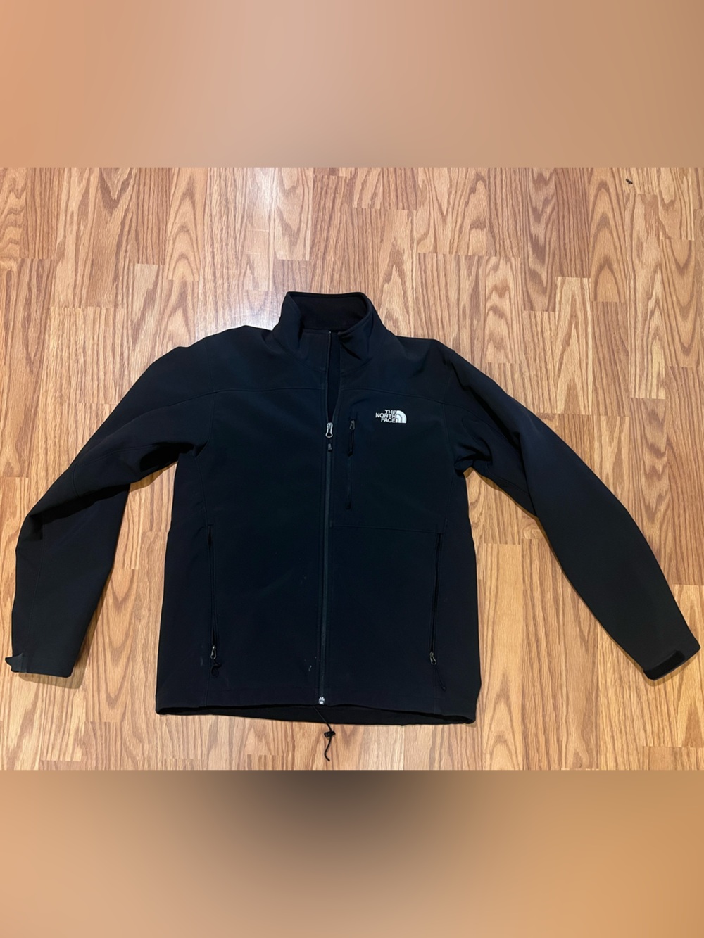 The North Face Black Men's Softshell Performance Jacket Hommes - Medium
